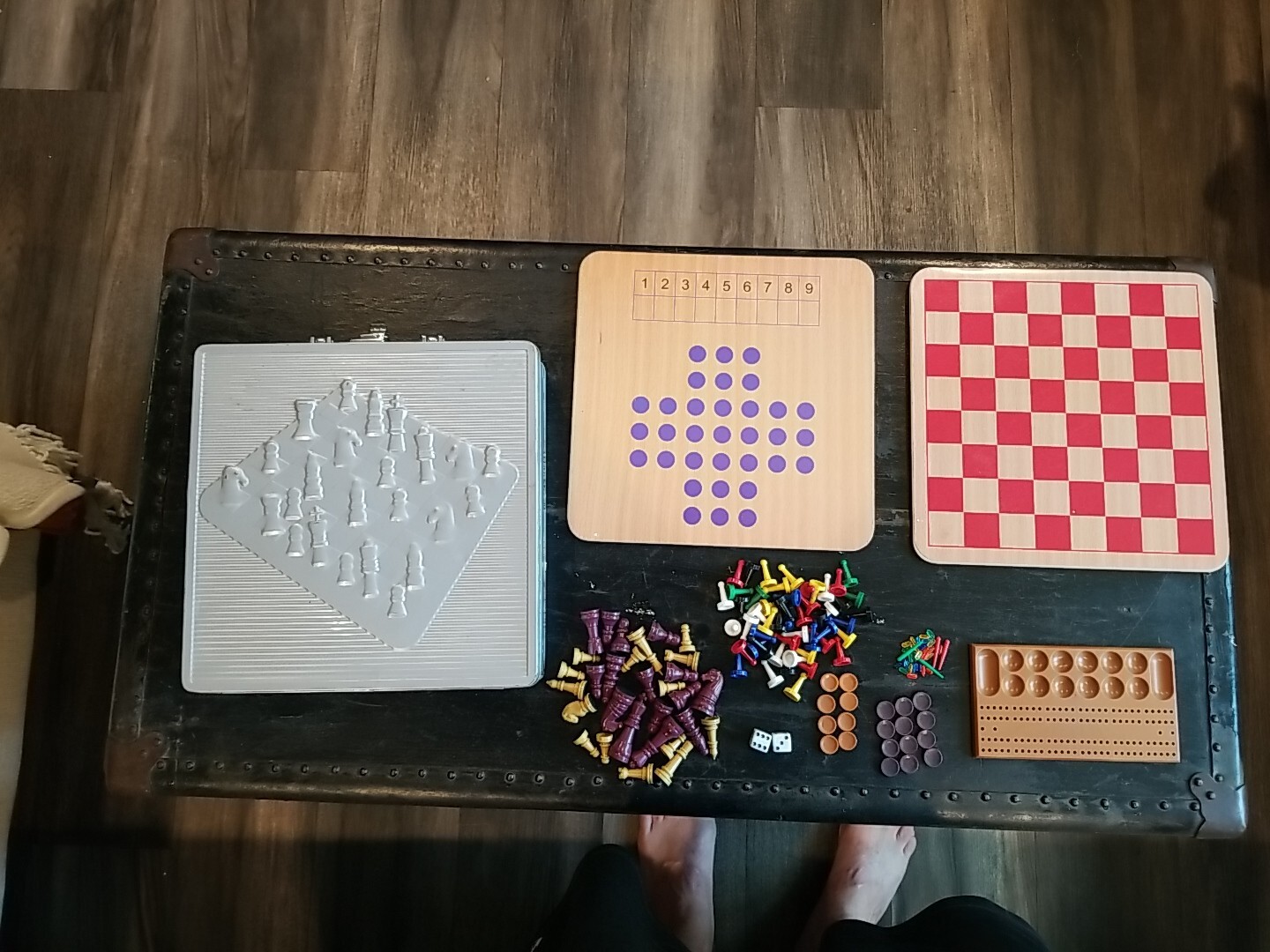 Multiple Games In 1, Some Pieces Missing, Good Shape,Pre-owned, Parts