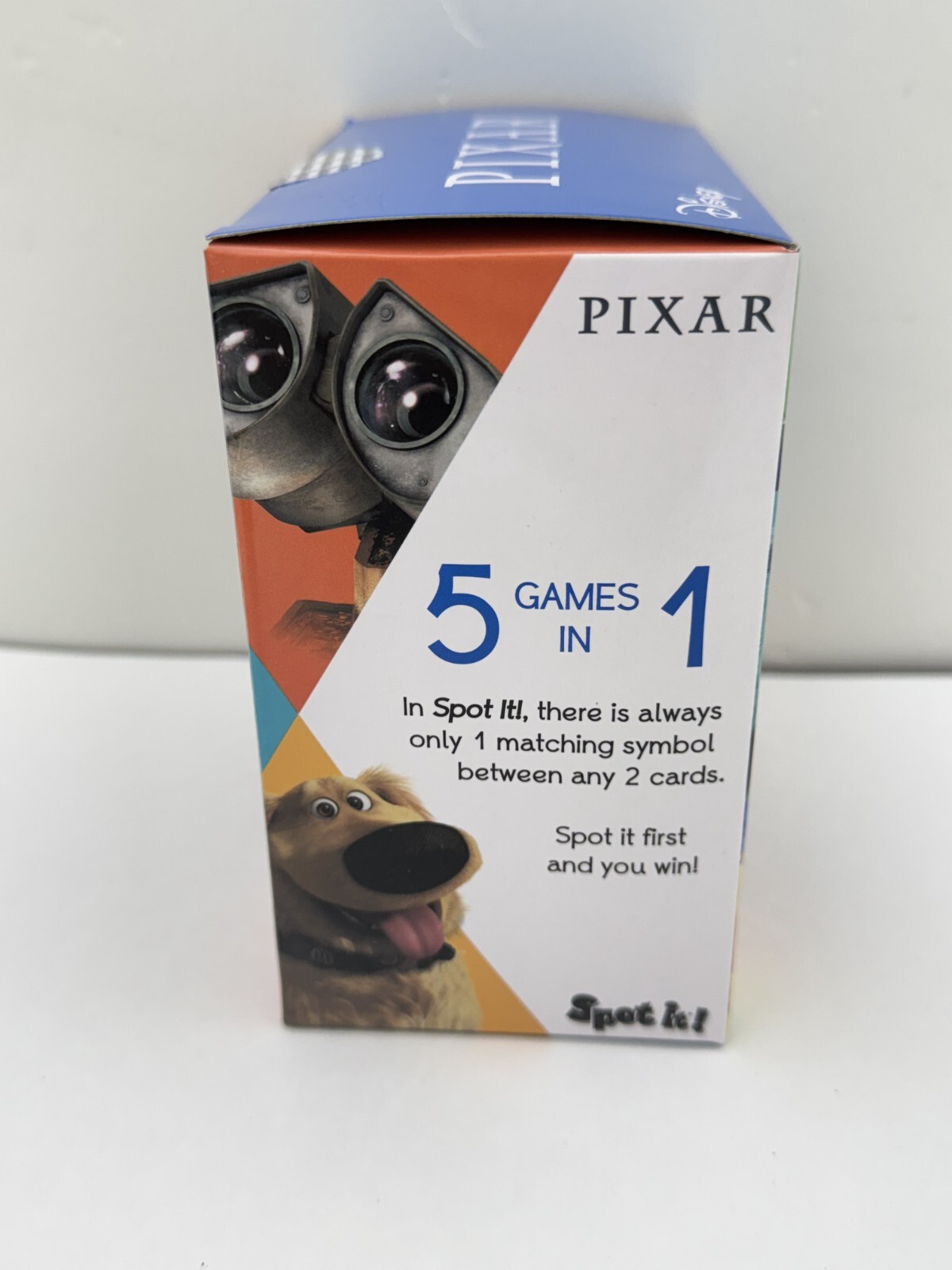 NEW Disney Pixar SPOT IT! Card Game Tin Ages 4+ Asmodee 2021 Includes 30 Cards