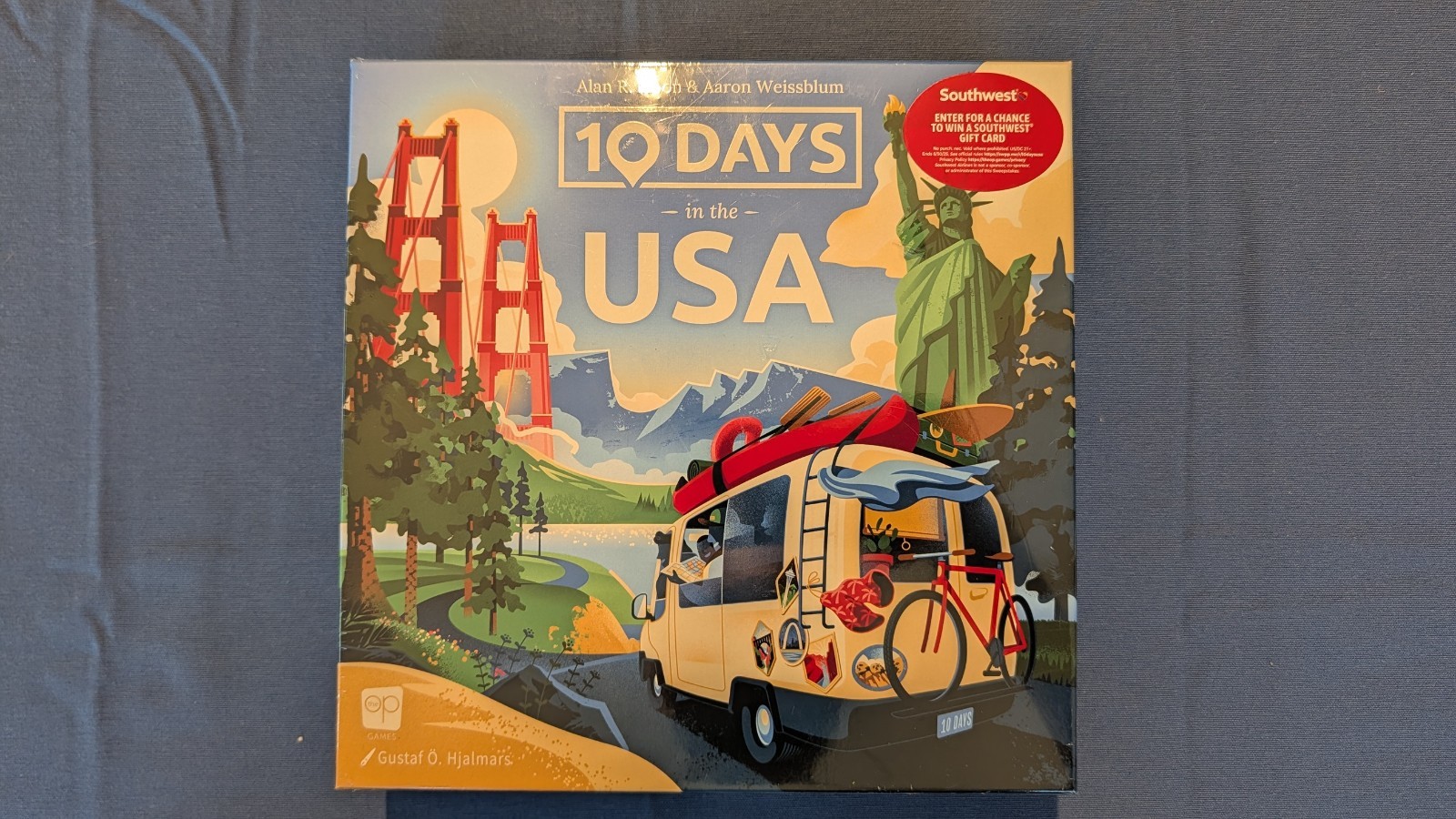 10 DAYS IN THE USA – NEW UNOPENED Board Game 2024 Alan Moon 8+ 2-4 Players