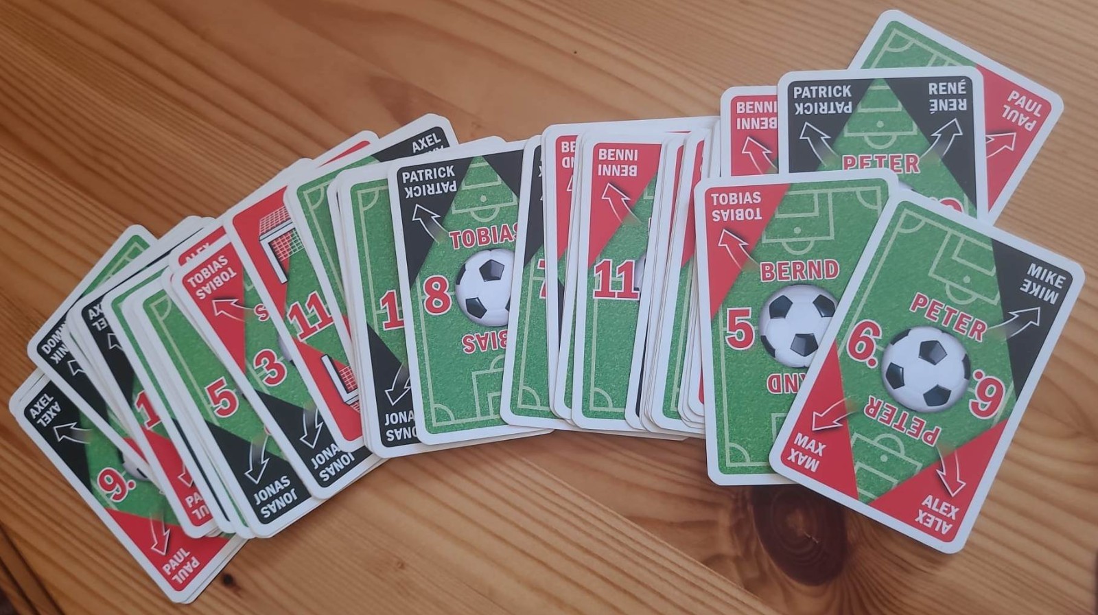 Football Ligretto Card Game Schmidt Games 150 Cards Complete Good Condition