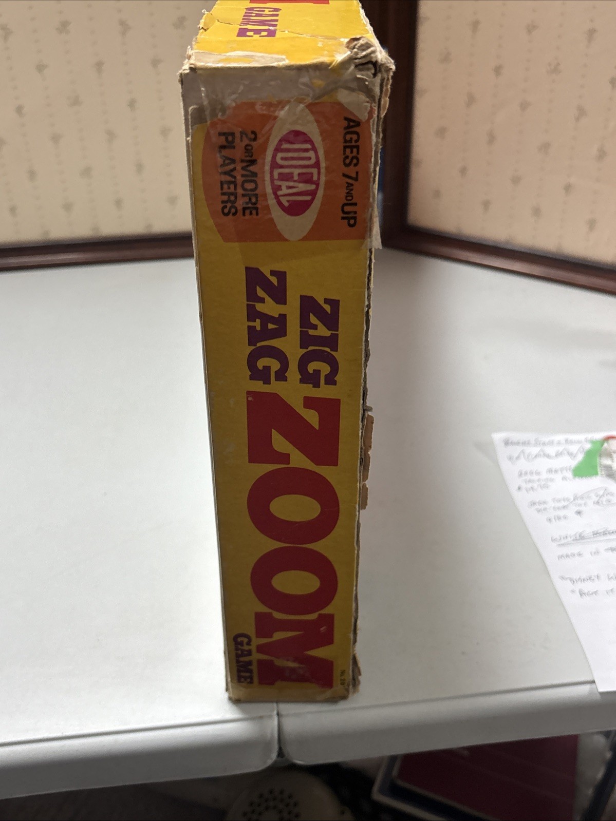 Zig Zag Zoom Game By Ideal Vintage EUC Skill/Action Game 1970, Complete