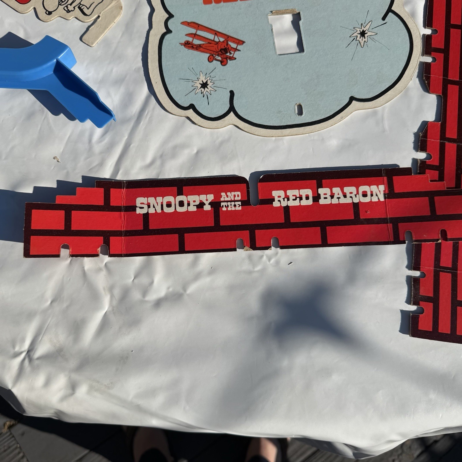 Snoopy And The Red Baron Skill and Action Game Milton Bradley Vintage 1970