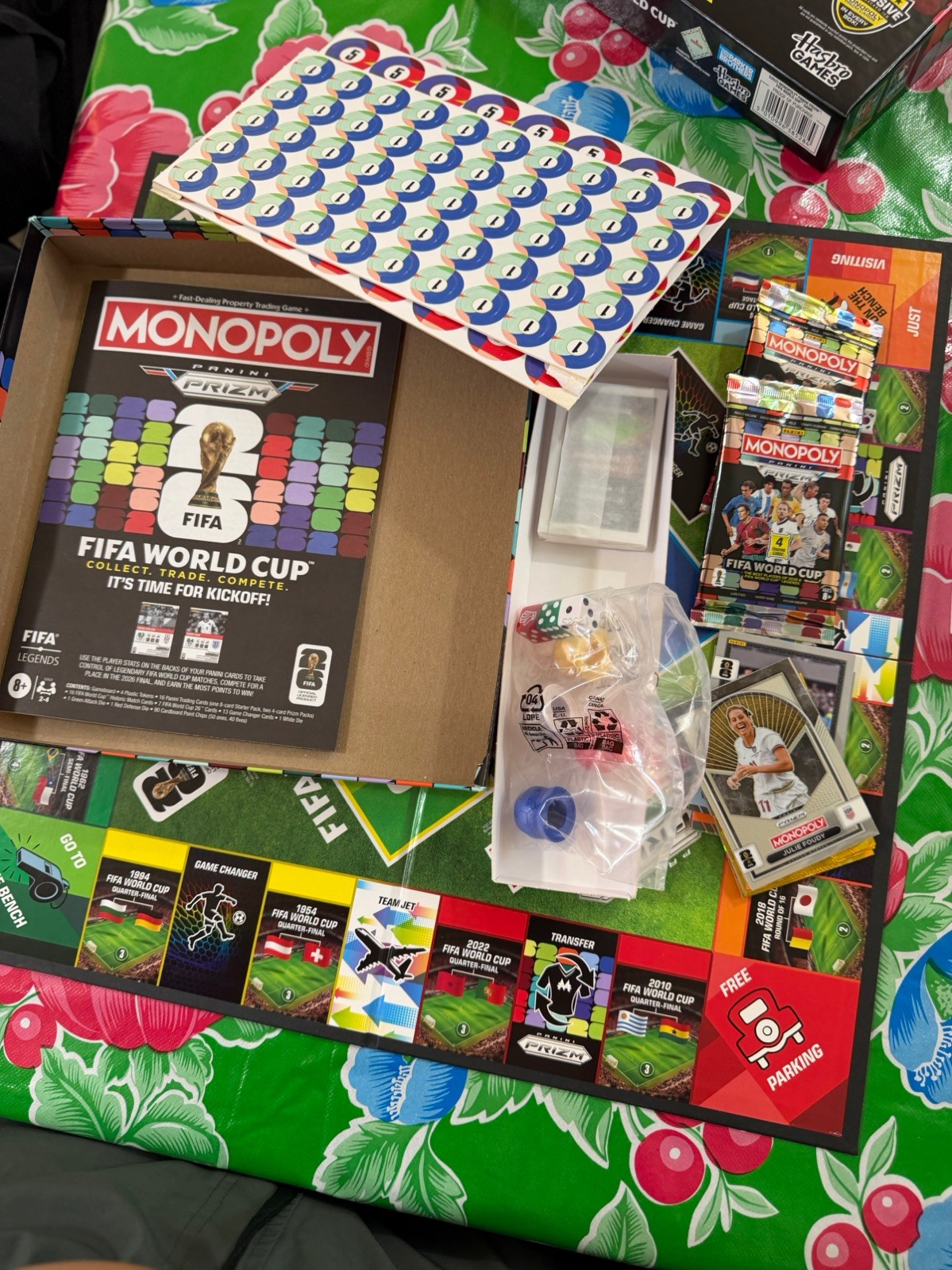 2026 Prizm Soccer Monopoly FIFA World Cup Game Board NEW SEALED Football Mundial