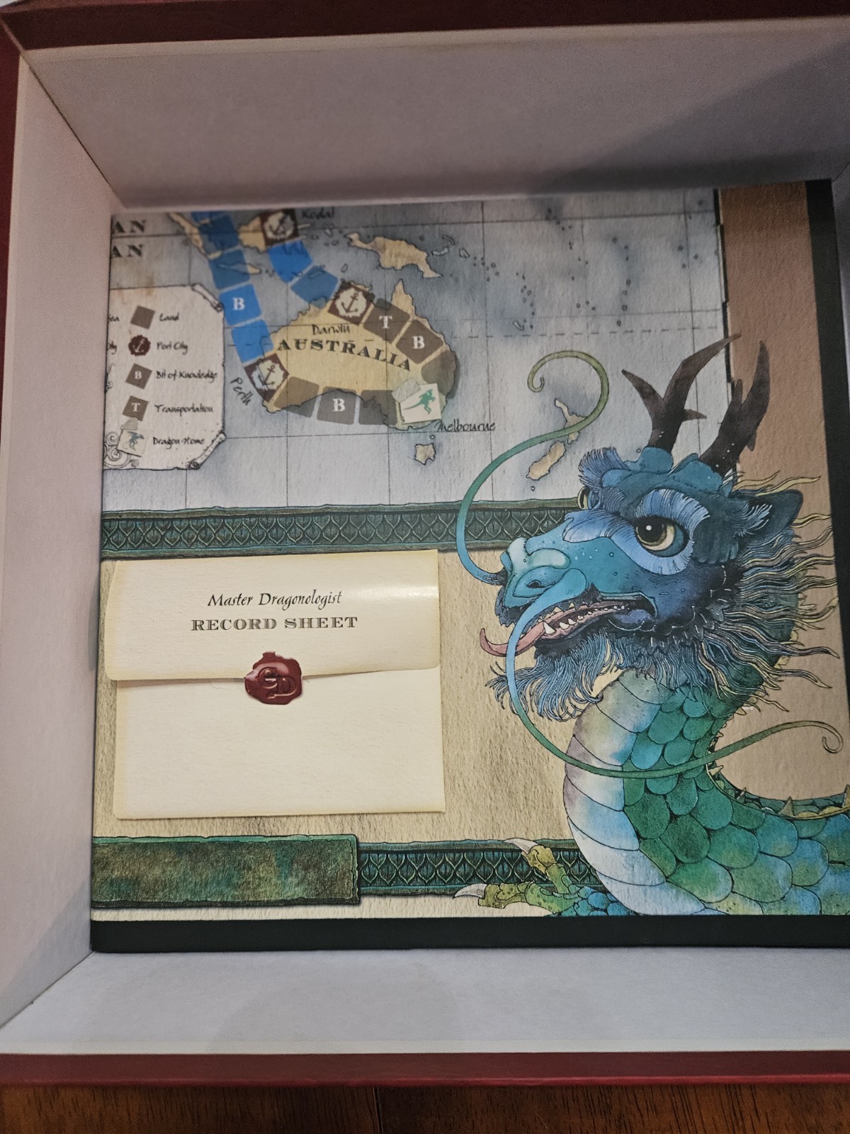Dragonology The Board Game Complete 2006 Sababa Toys Preowned