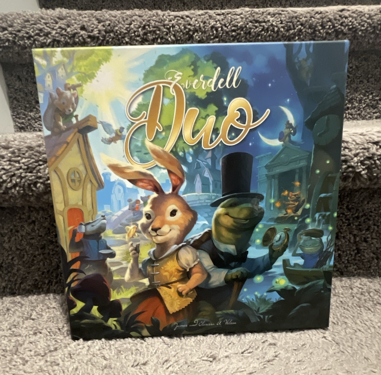 Tabletop Tycoon Everdell Duo Board Game, 2-Player Animals Theme, Ages 10+