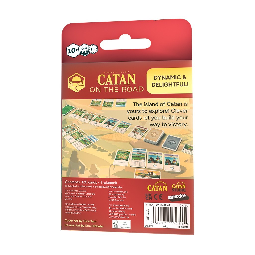 Catan On The Road Card Game Catan Studio Settlers Of CN3143 Stand Alone Family