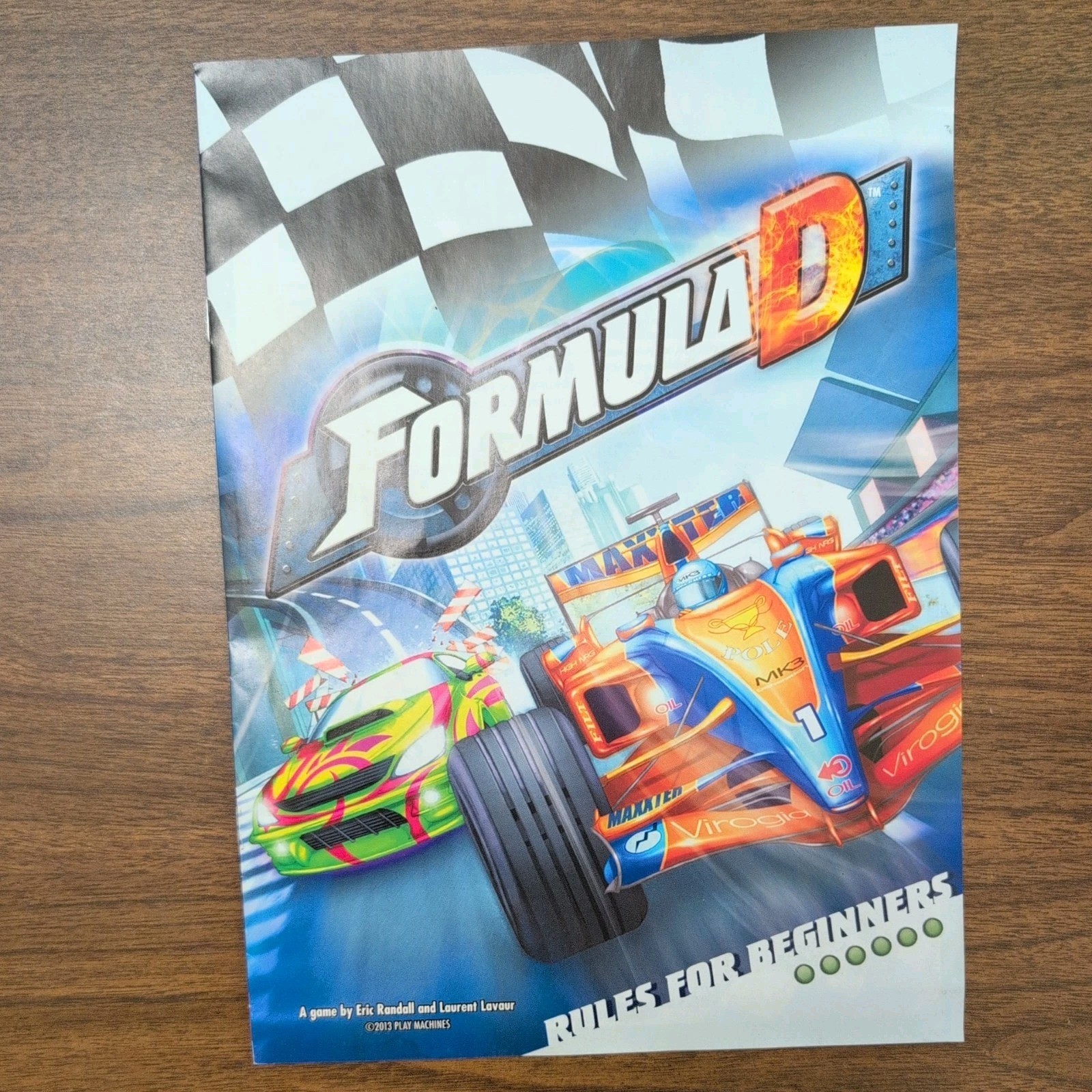 Replacement Instruction Manuals for Formula D Board Game