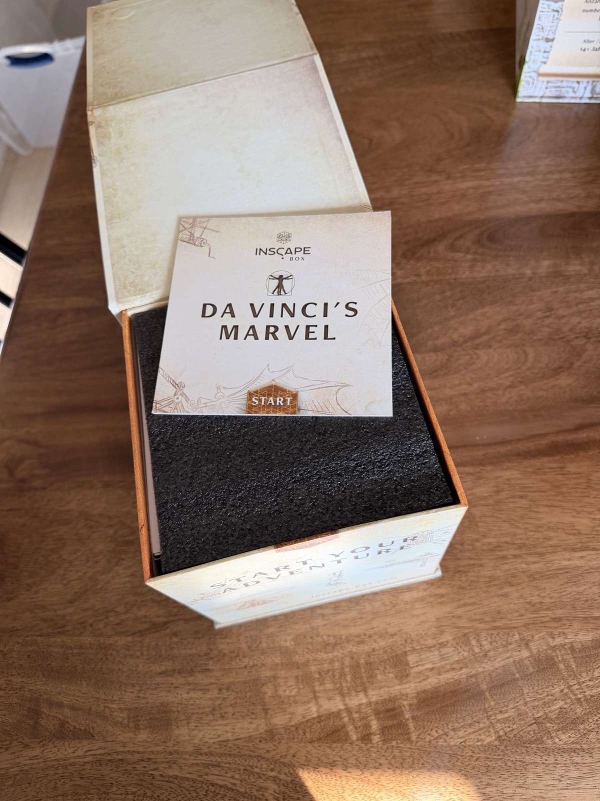 Inscape Box Da Vinci’s Marvel Escape Room in a Box Game, 1 Player, Ages 8-11