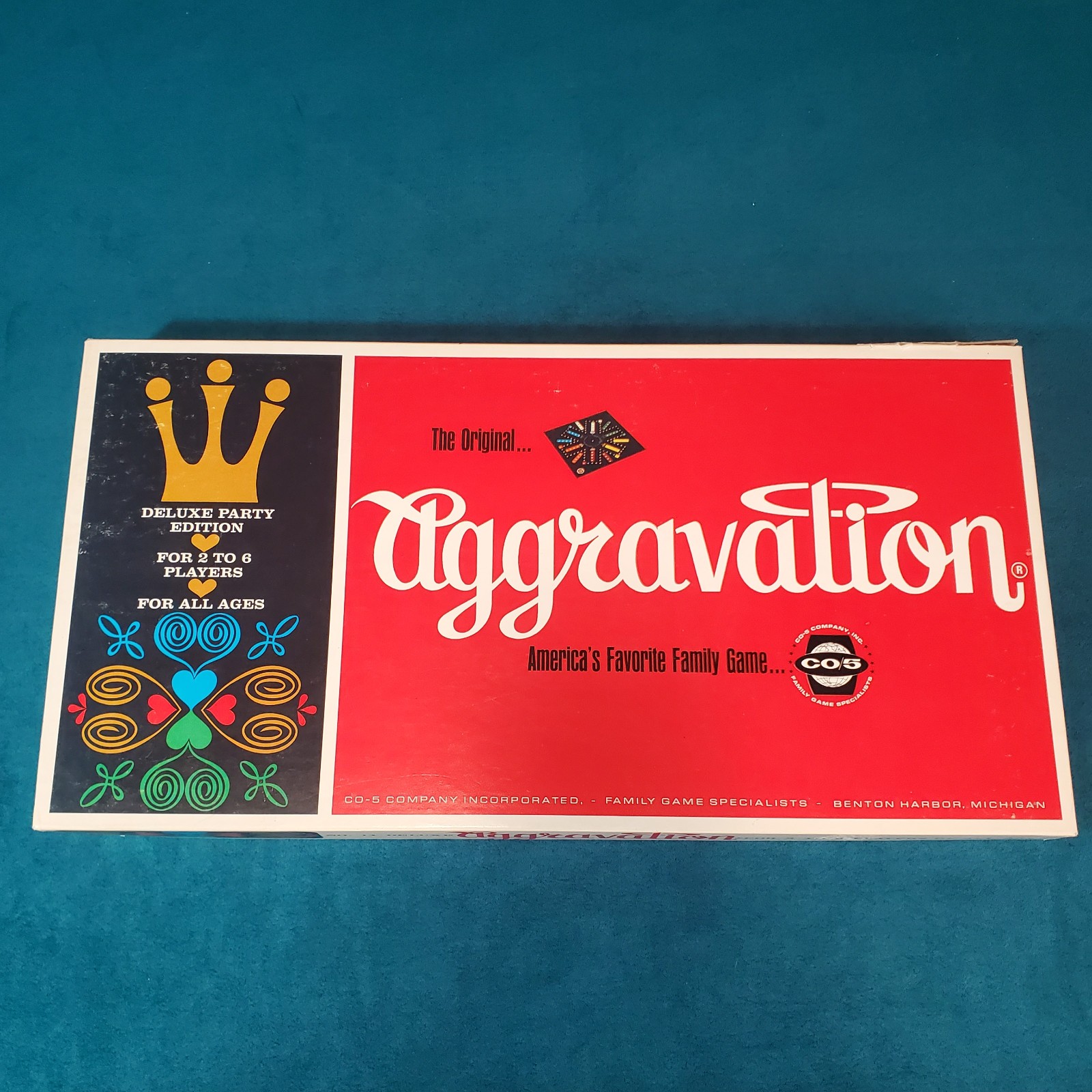 Aggravation Board Game 1965 VINTAGE COMPLETE CO-5 Company