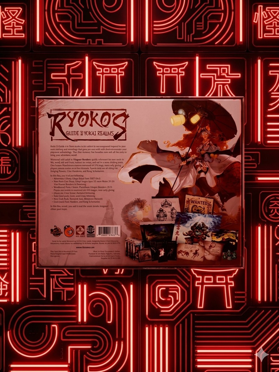 Ryokos Guide To The Yokai Realms Board Game Factory Sealed