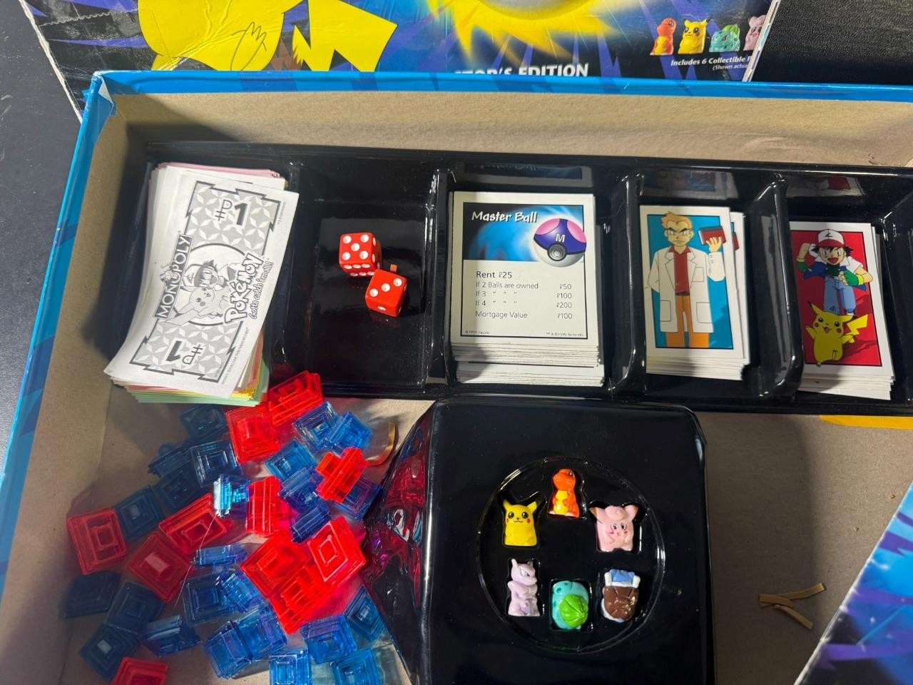 Vintage Parker Brothers Hasbro Pokemon Monopoly Collector’s Edition Board Game