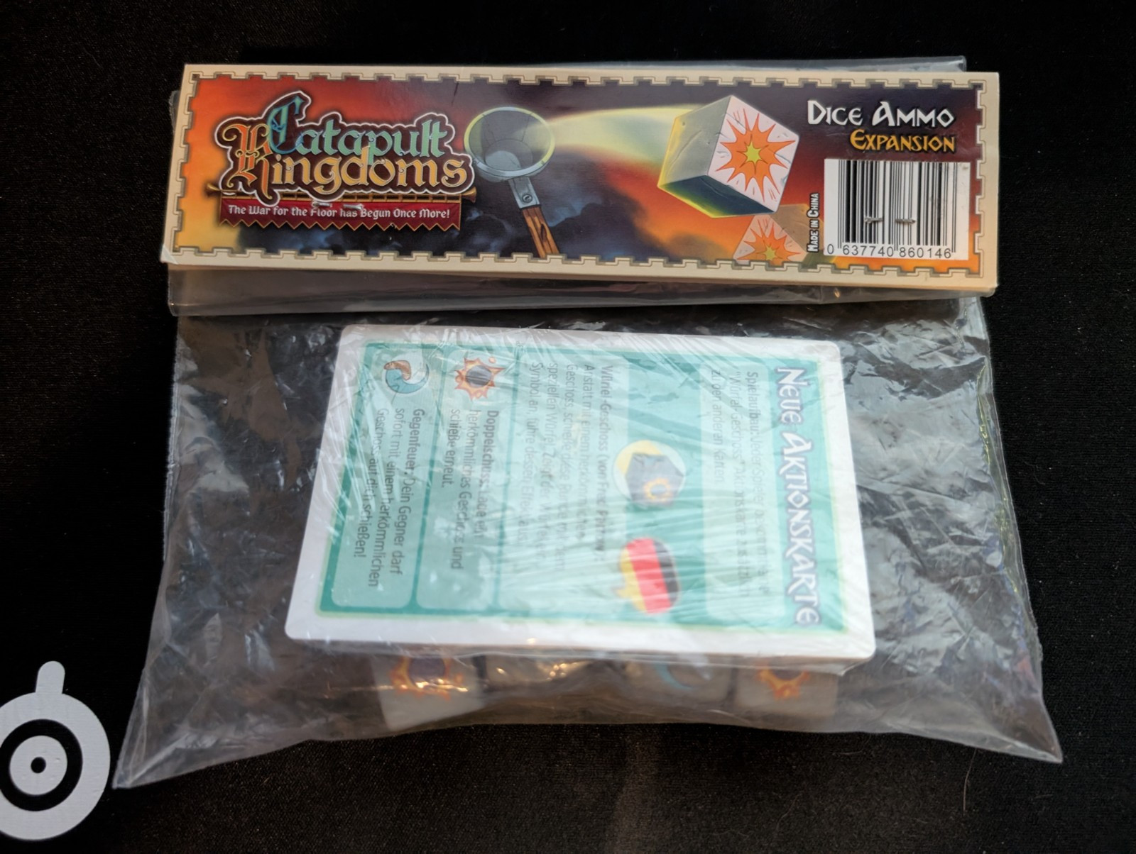 Catapult Kingdoms (IELLO, 2021) Dice Ammo Expansion – Brand New – Factory Sealed