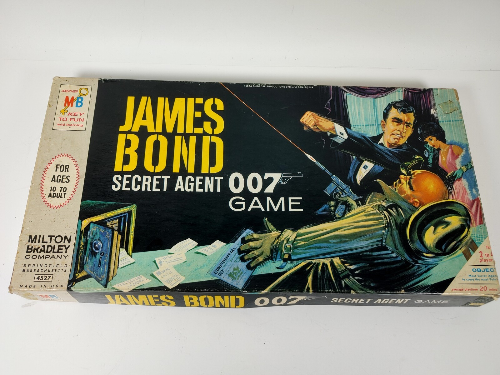 1964 James Bond Secret Agent 007 Board Game Complete Vintage Spy Milton Bradley