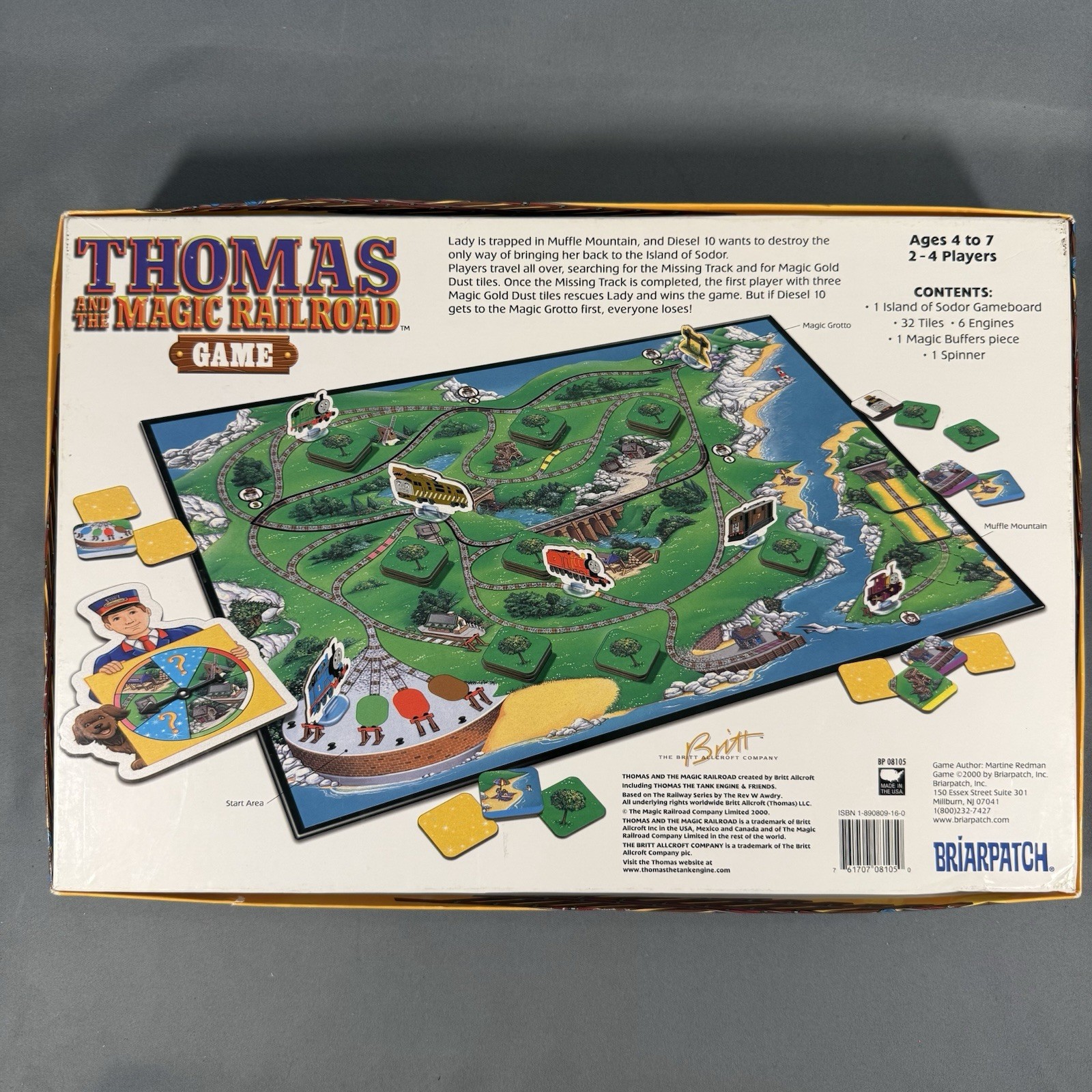 Thomas And The Magic Railroad Game, Dominos, Super 200 Puzzle. All 100% Complete
