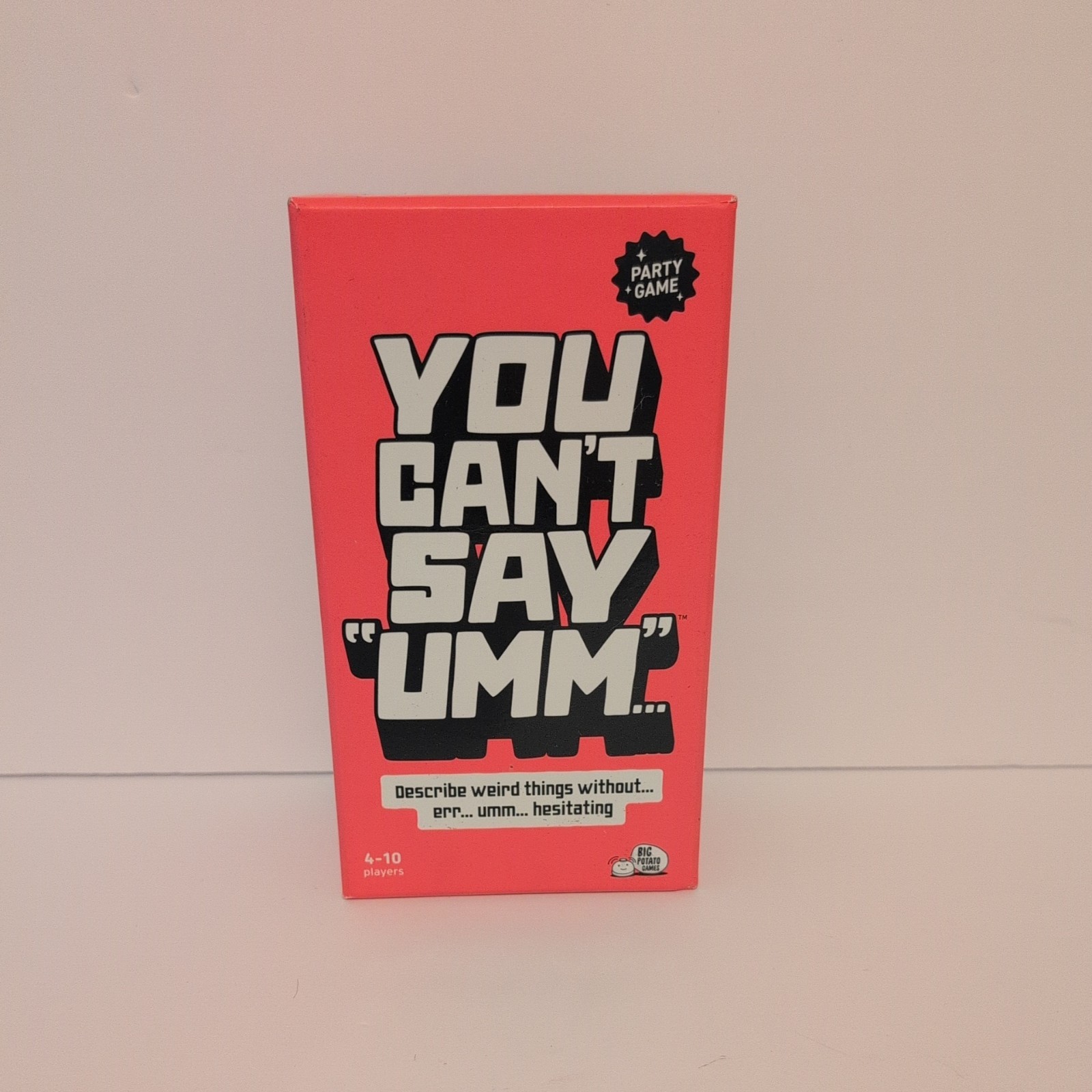 Big Potato You Can’t Say Umm Board Game – Party Game for Family & Friends