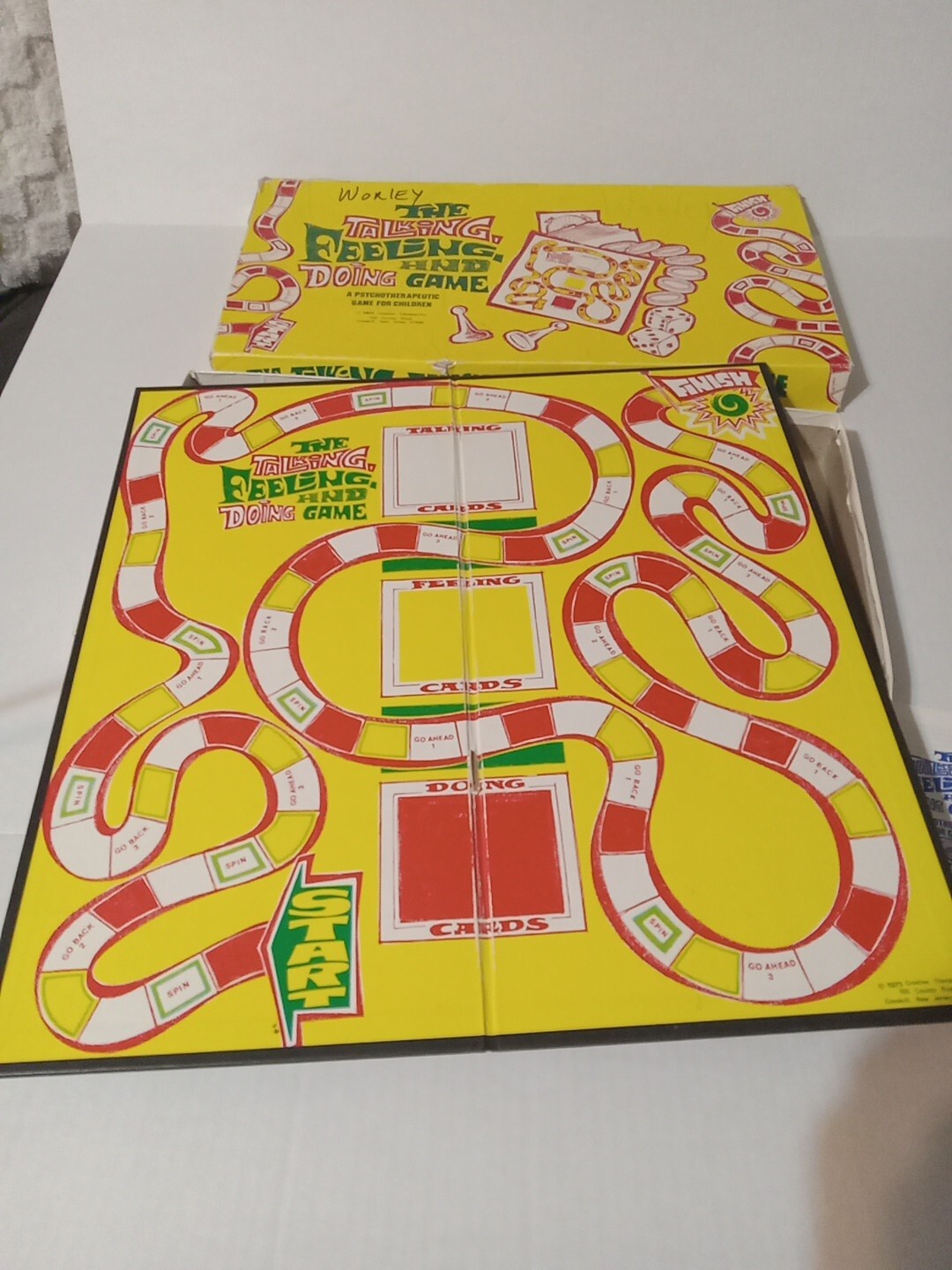 Vintage The Talking, Feeling And Doing Game A Psychotherapeutic Game 1973