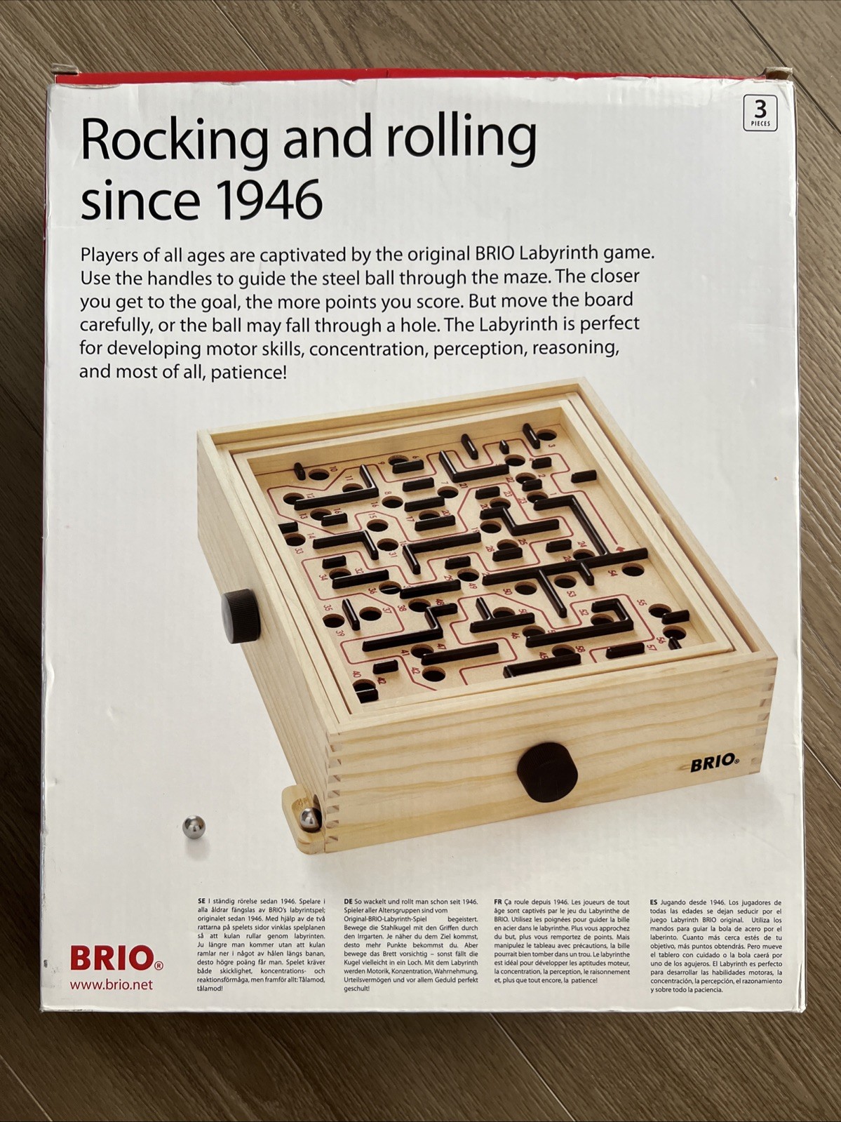 Brio Labyrinth Game 34000 Wooden From 2006