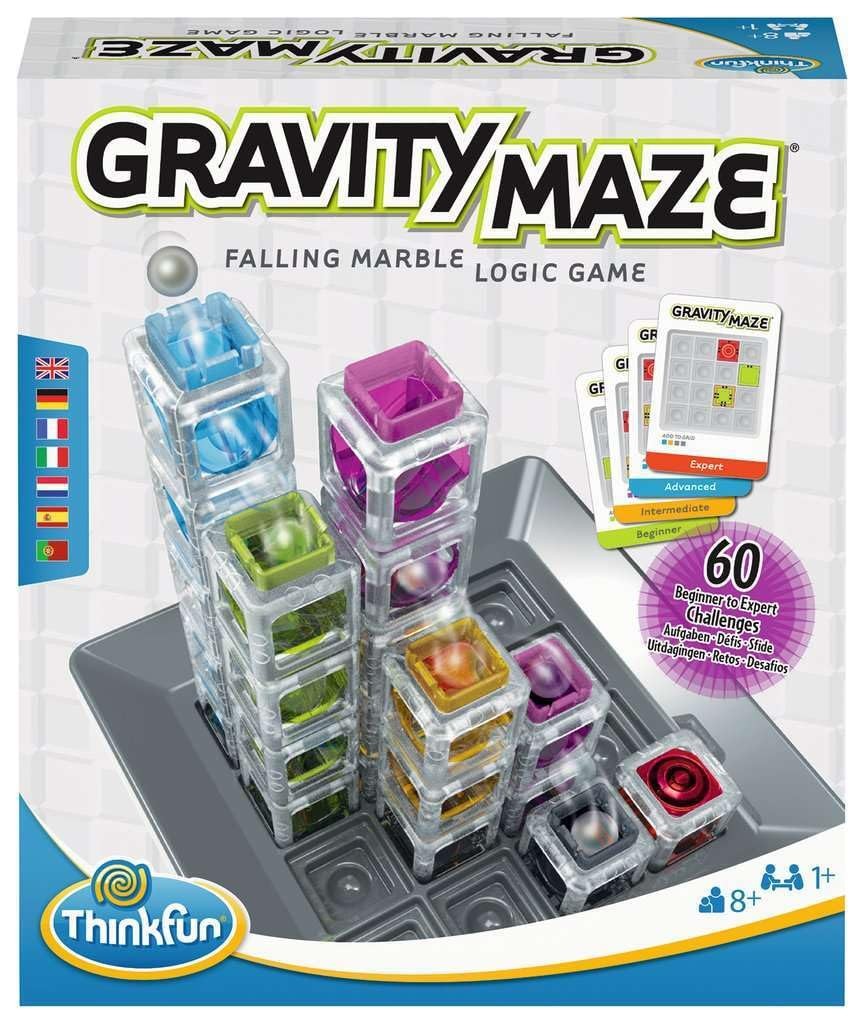 ThinkFun Gravity Maze Falling Marble Challenge Logic Brain Game and STEM Toys fo