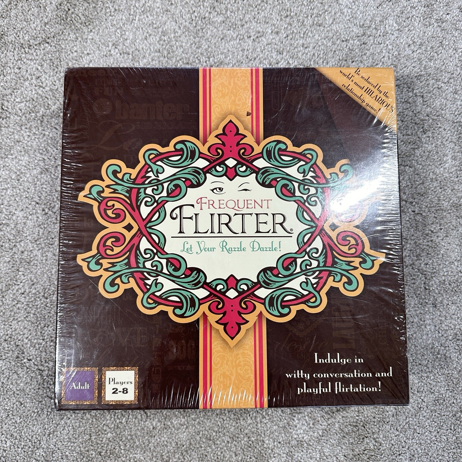 Frequent Flirter Let Your Razzle Dazzle Board Game New in Box Sealed
