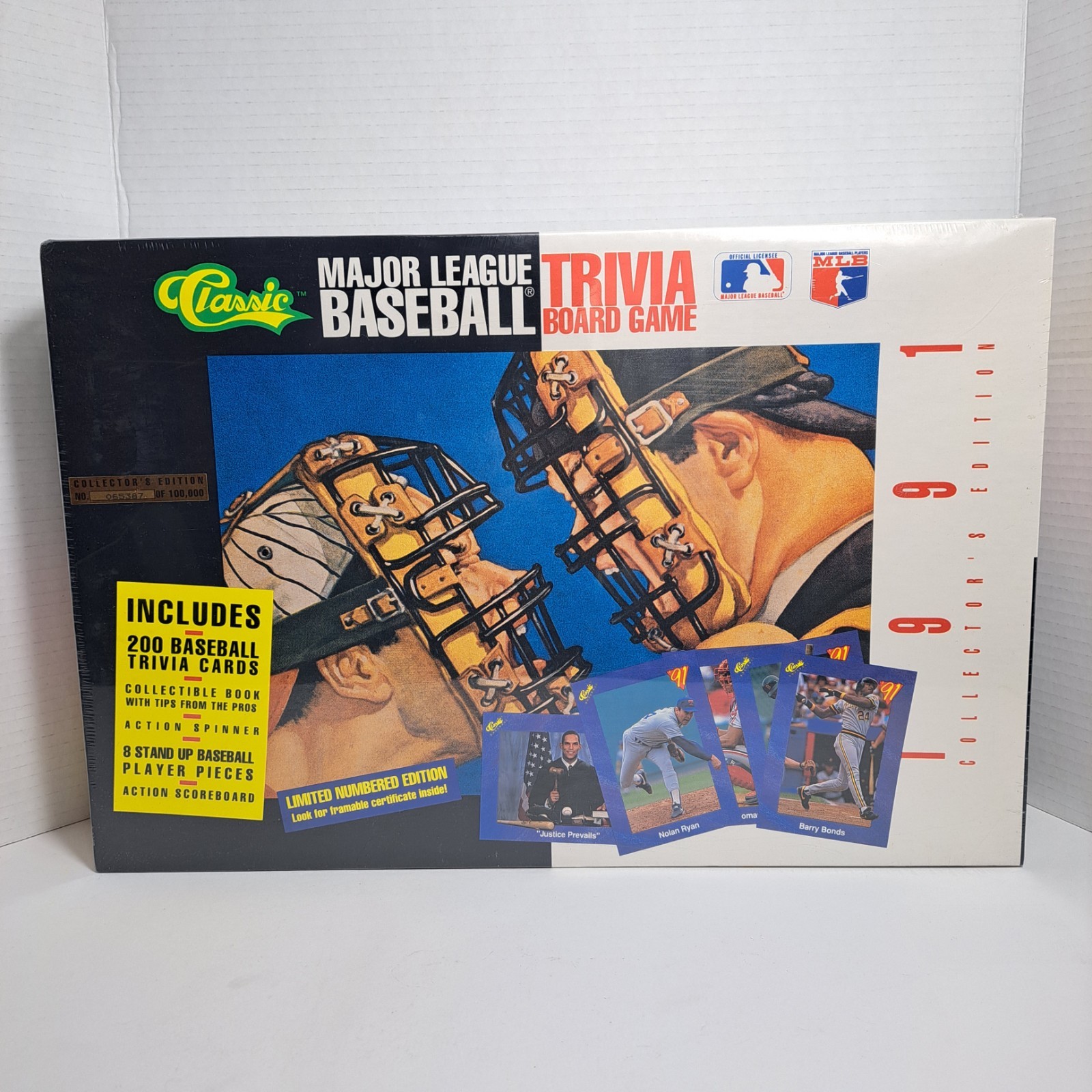 New/ sealed 1991 Classic Major League Baseball Trivia Board Game 200 Card Set