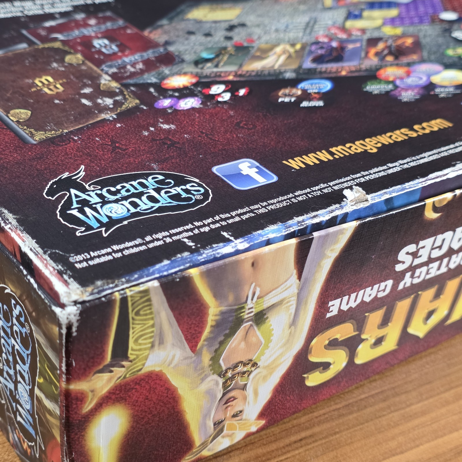 Arcane Wonders Mage Wars Customizable Fantasy Board Game 2 Players 14+ NEW