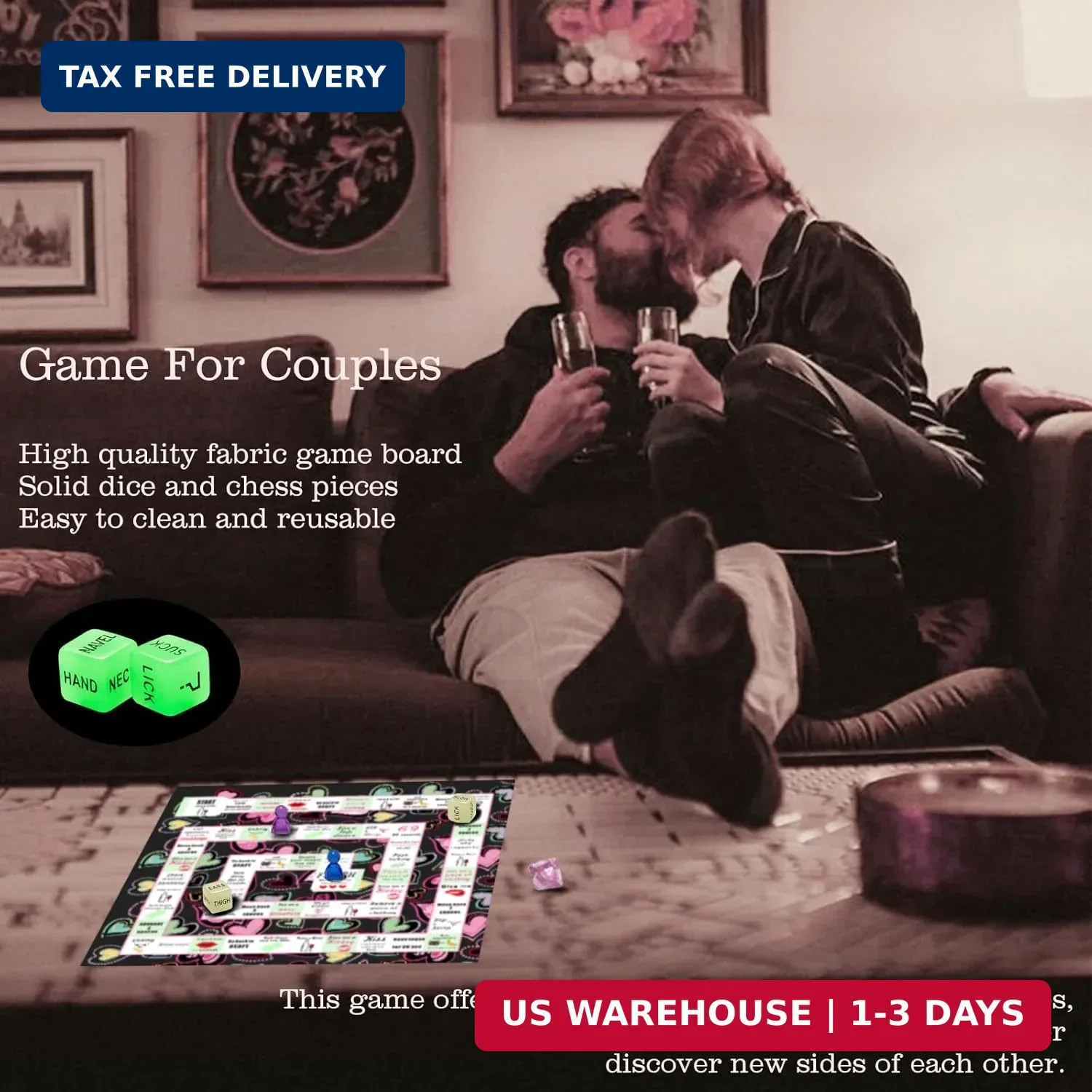 Couple Board Game for Date Night – Romantic Couple Games for Date Night Sex Game