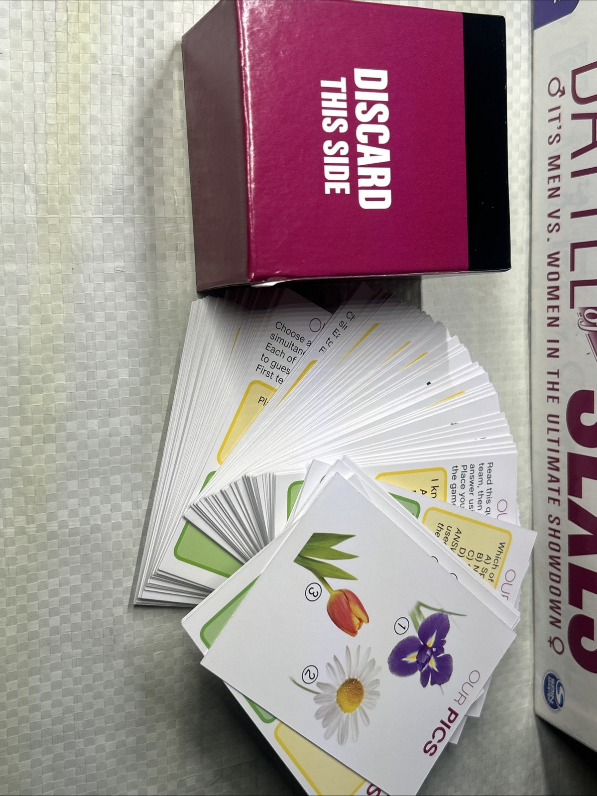 Battle of the Sexes Female Cards Complete 110 Card Deck w Original Card Box