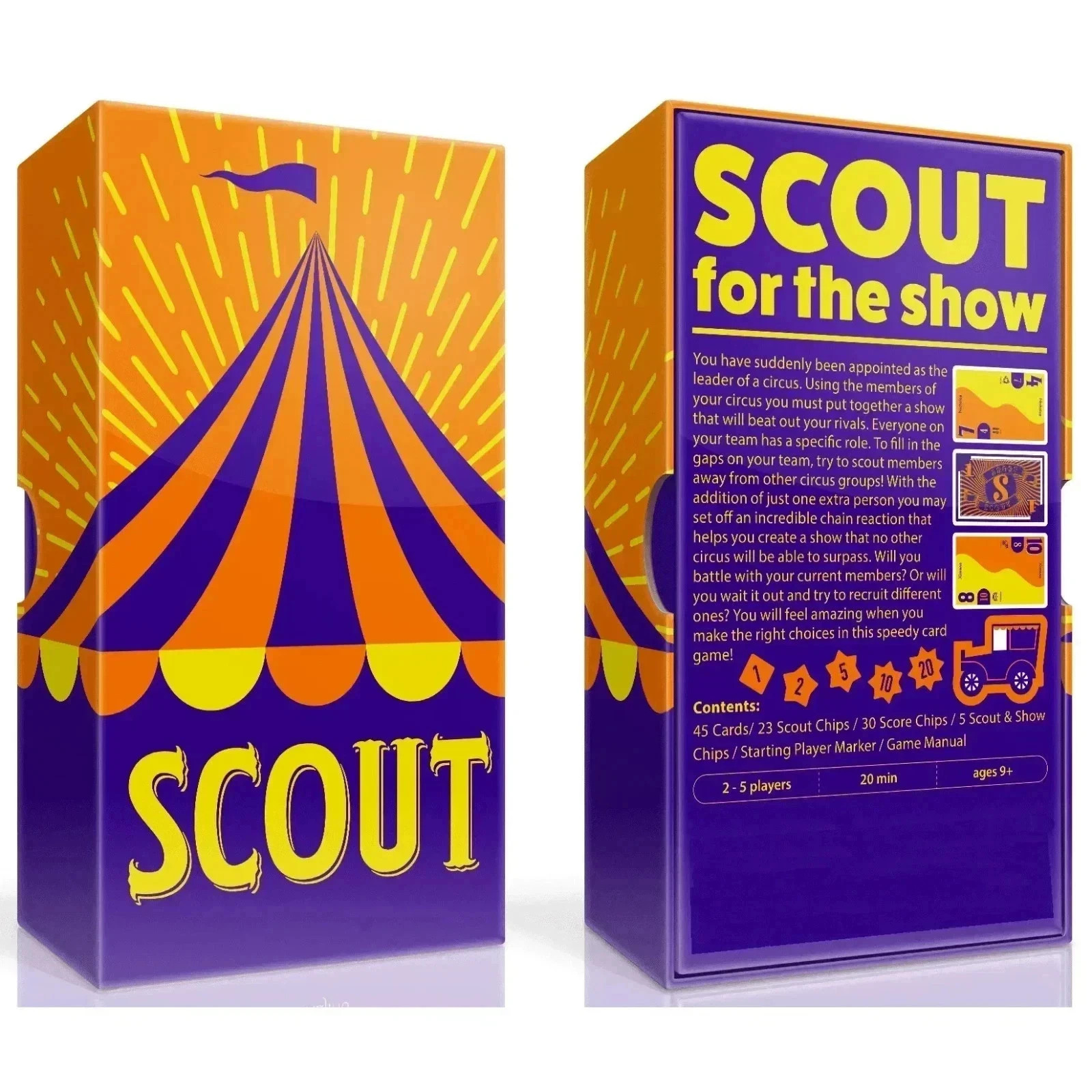 SCOUT Board Game,Multi-Party Scouting Game Board Game,The Perfect Choice For Fes