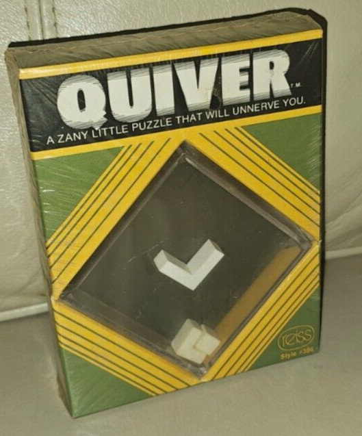Vintage Quiver Mini Puzzle Game Sealed NOS Paragon Reiss 1982