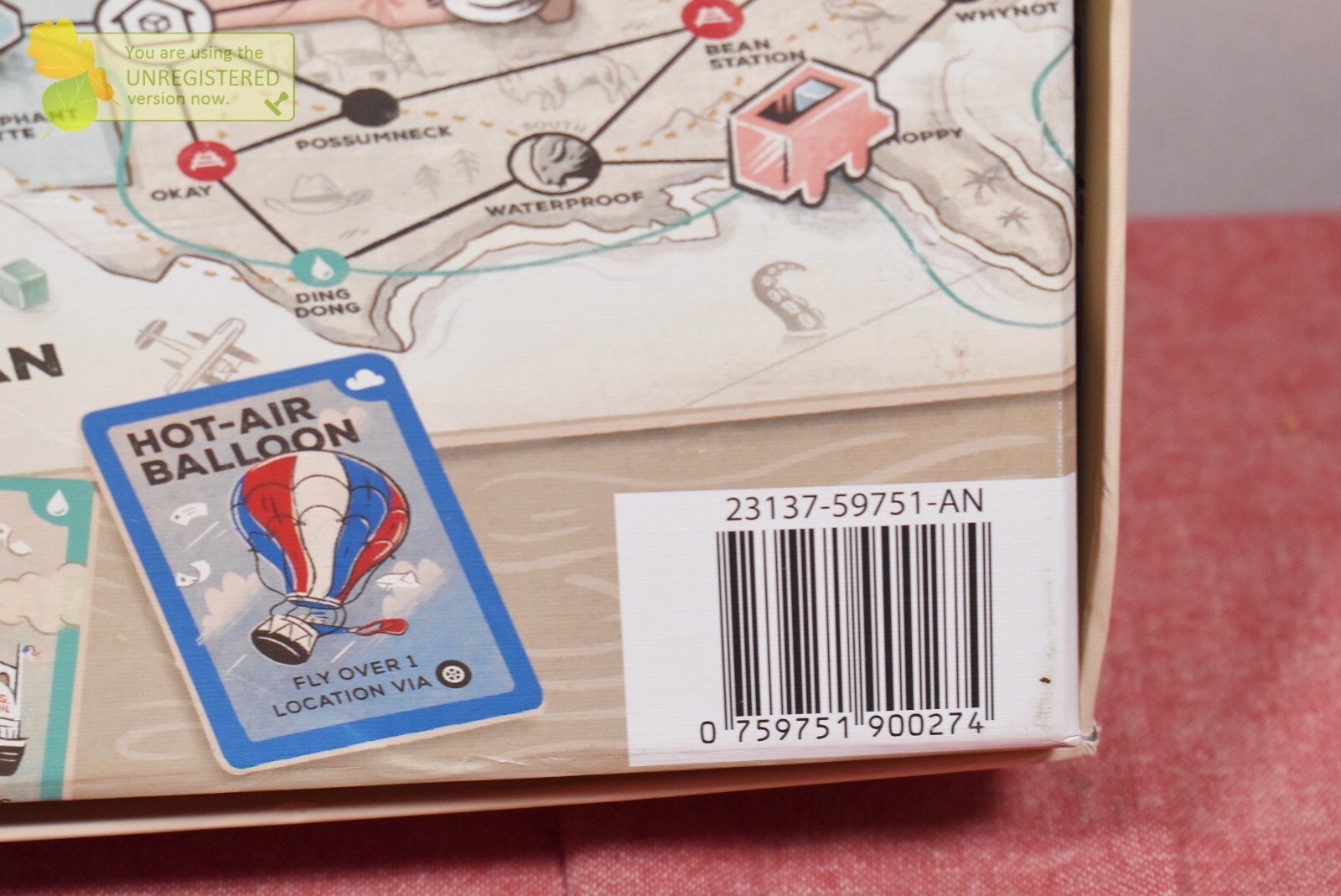 Big Potato USPS The Great American Mail Race Board Game