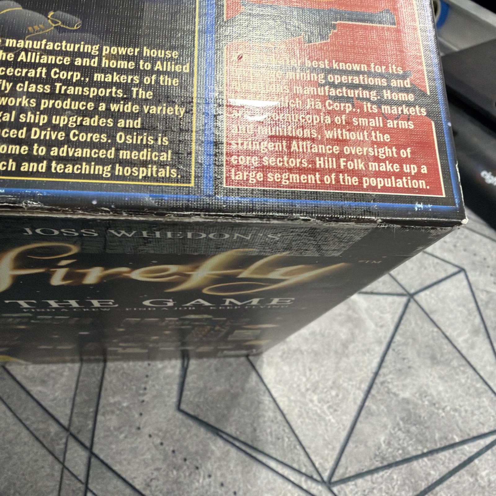 Firefly The Game Gale Force Nine Board Game GF9 Joss Whedon Complete W/Dinosaur