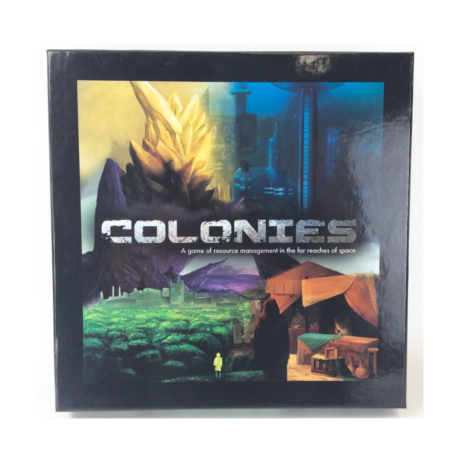 Among Meeples Board Game Colonies Box NM