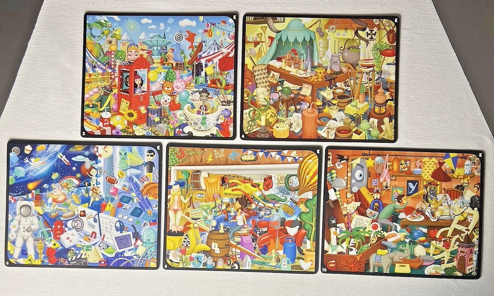 KALEIDOS: Italian Party Board Game 2016 by CMON, Art by Elena Prette, Ages 10+