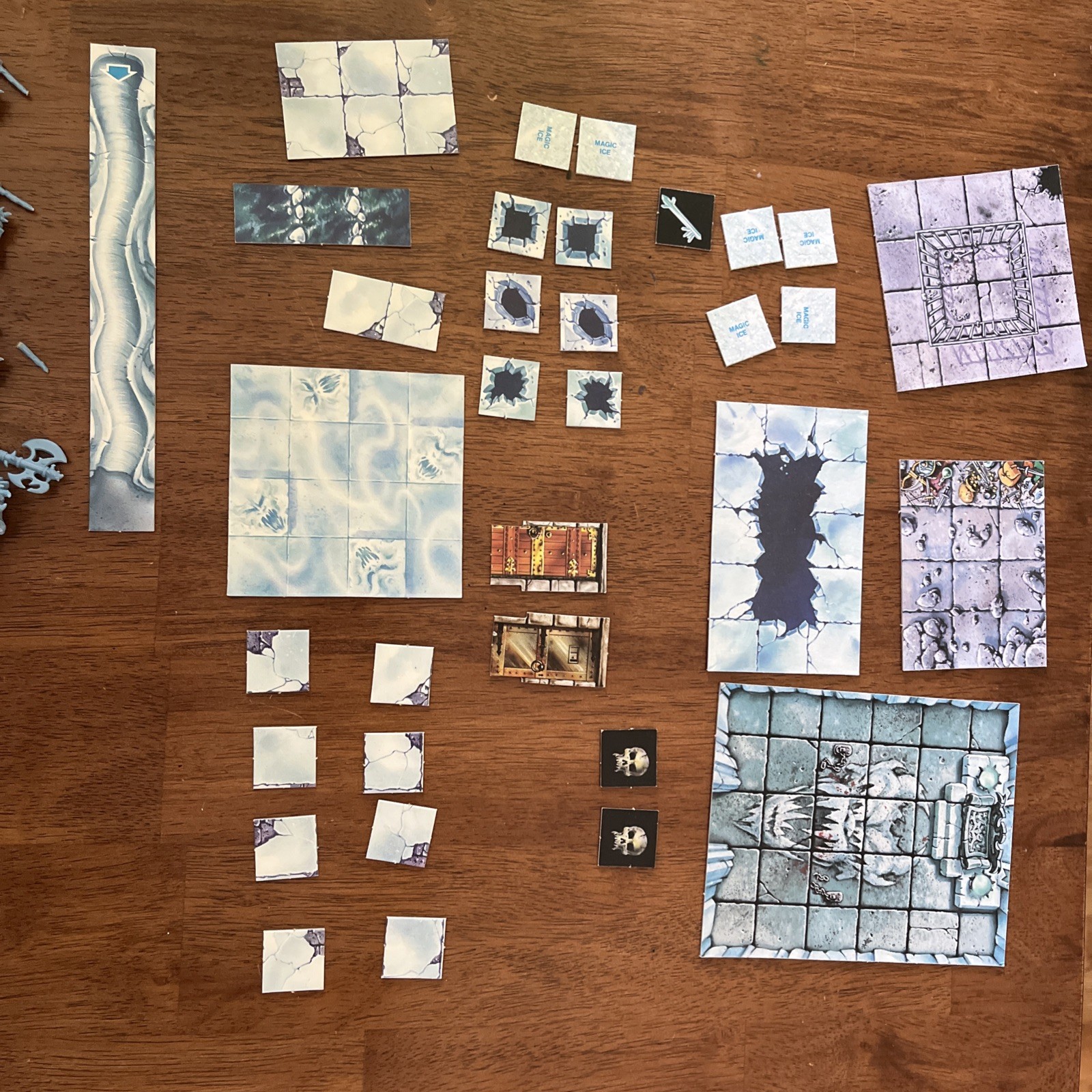 1992 Milton Bradley HeroQuest Barbarian Quest Pack, Near Complete W/Box + Extras