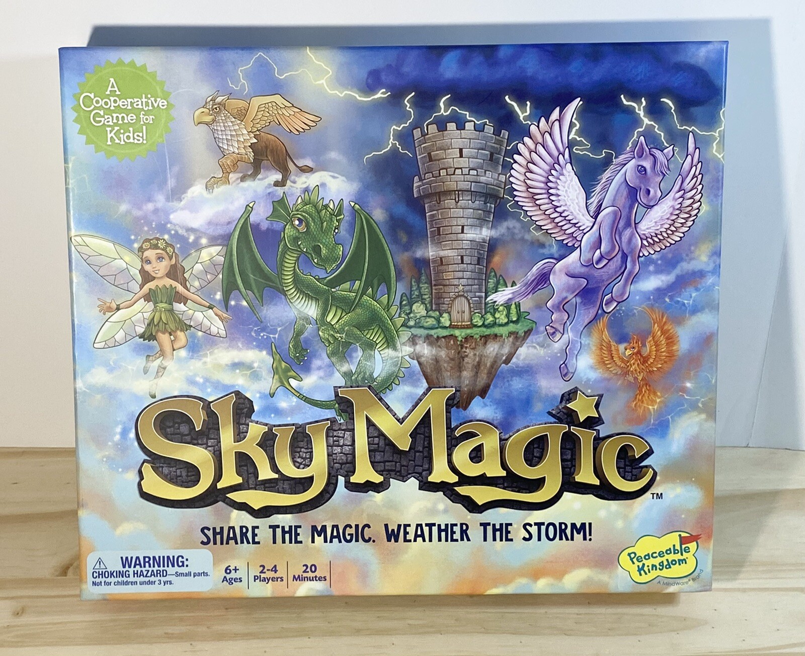 Peaceable Kingdom Sky Magic – Ages 6+ | 2-4 players MINT COMPLETE