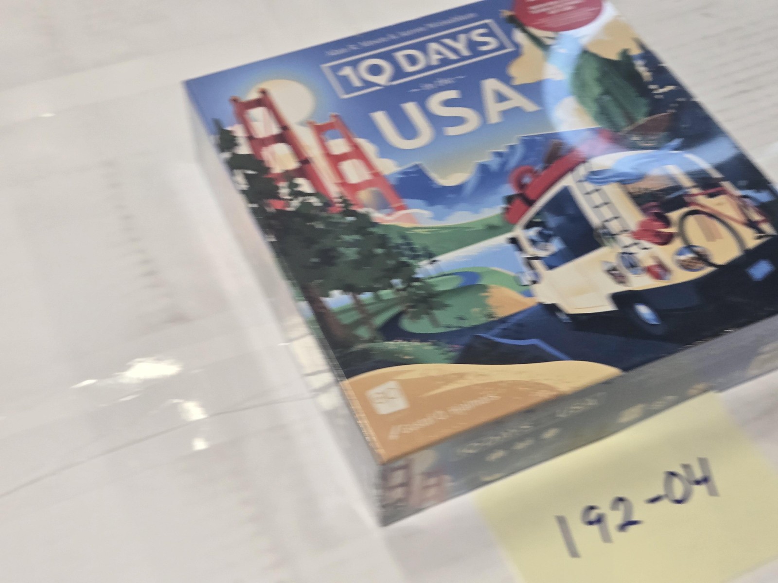 OP Games 10 Days In The USA Family Map Board Game 2-4 Players 8+ New Sealed