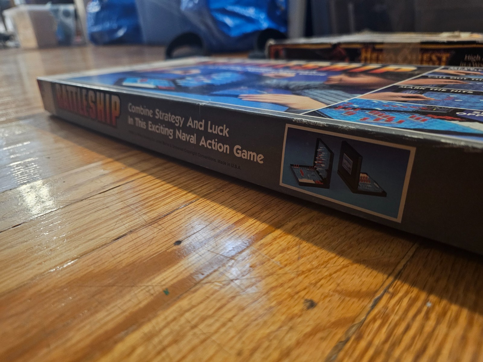 Vintage Battleship Board Game 1990 Milton Bradley Classic Naval Combat Complete