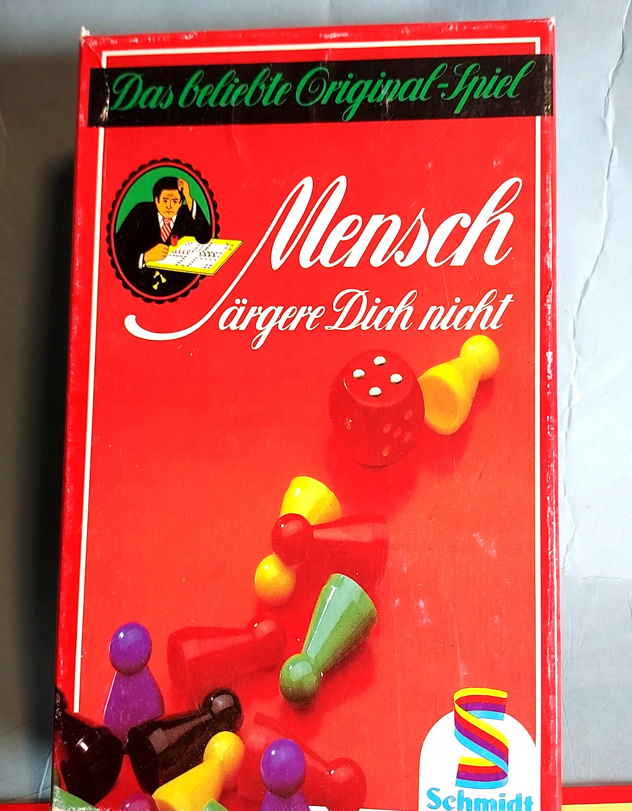 Vintage Mensch Game Complete Schmidt Spiele Excellent 1990’s