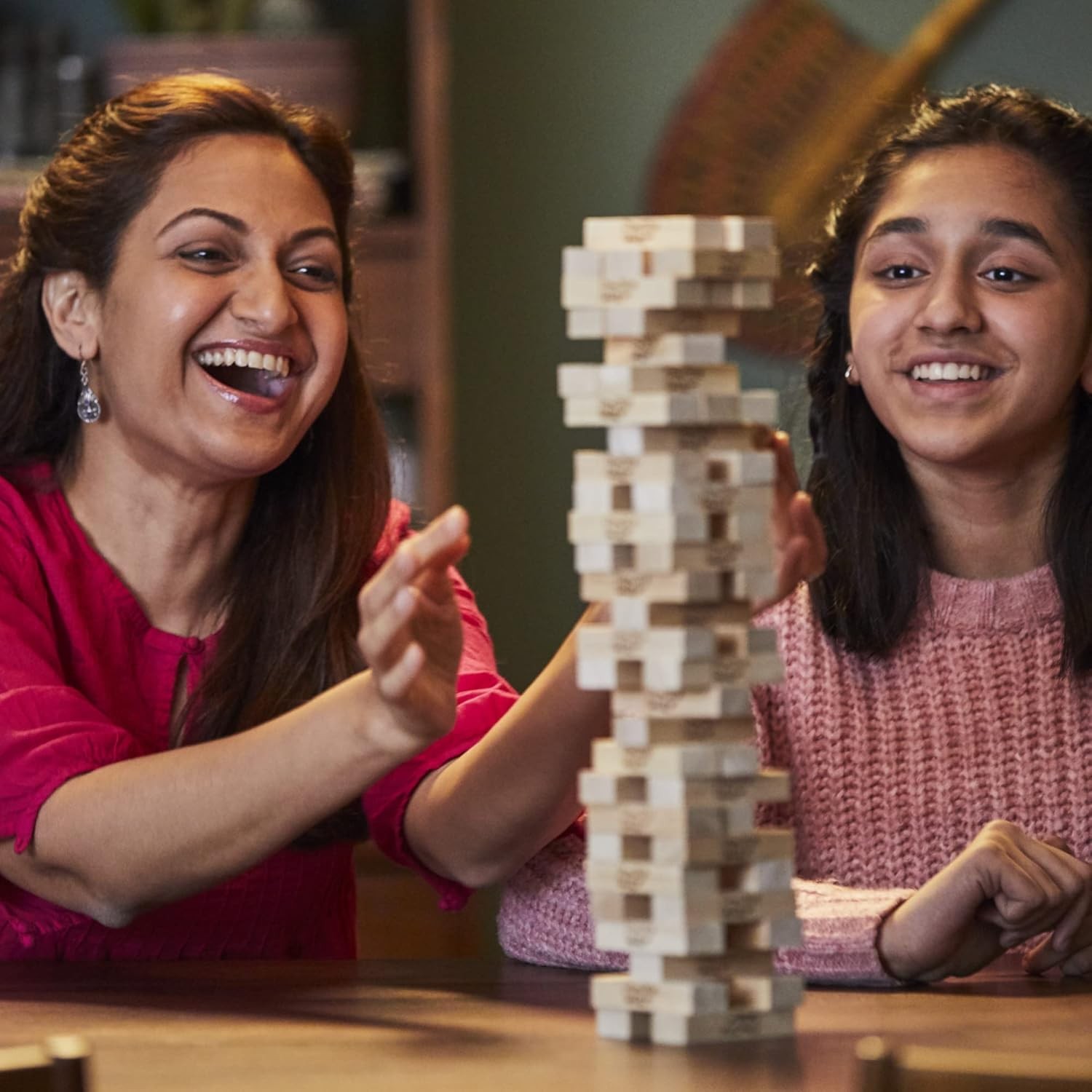 Jenga Classic Tower Game | Family Fun | Wood Blocks | Kids Party Game Ages 6+