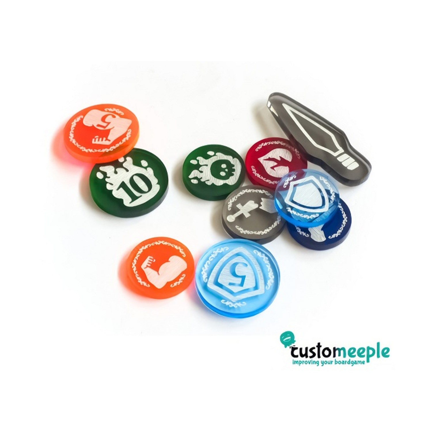 Customeeple Game Accessory Slay the Spire Compatible Tokens New