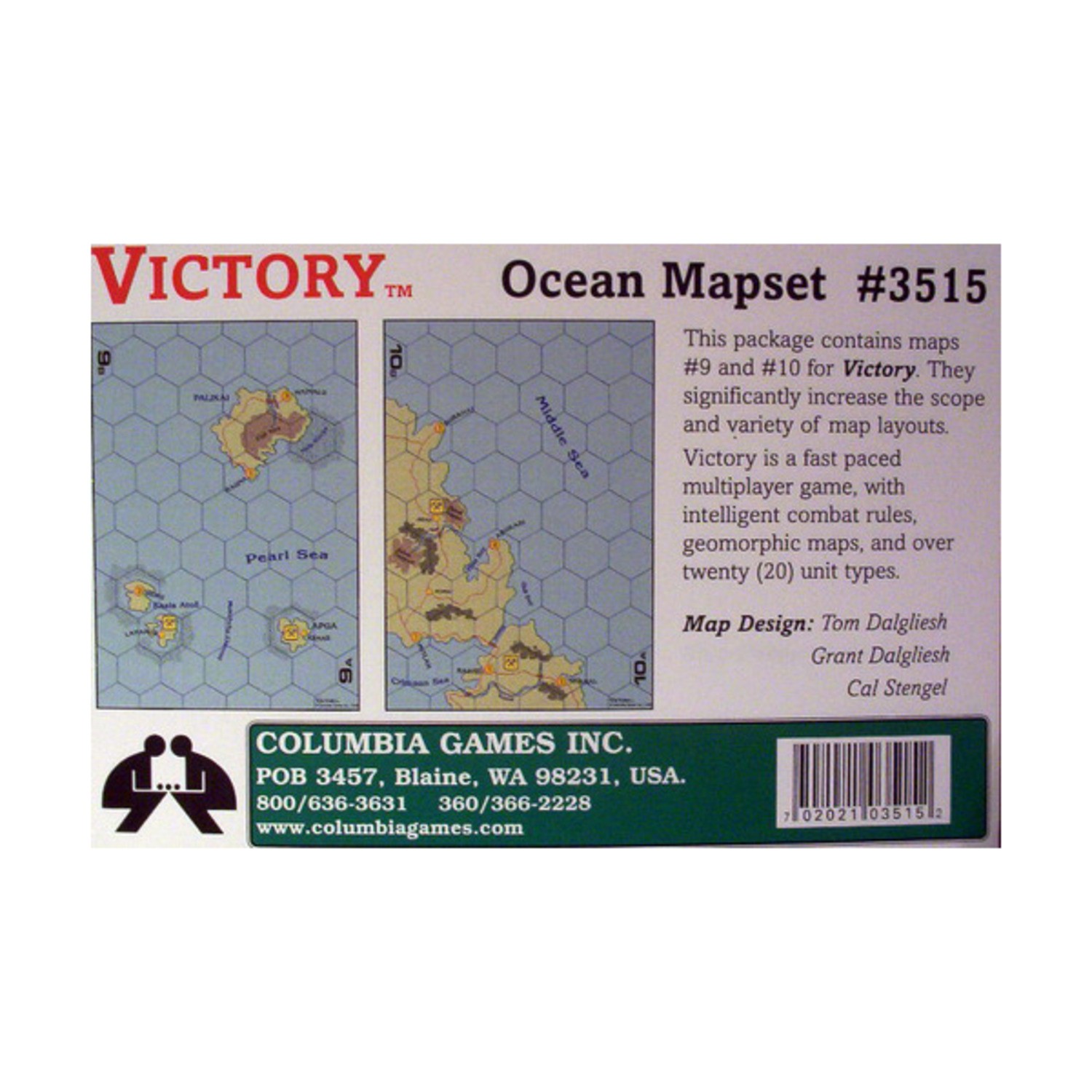 Columbia Games Victory Ocean Mapset Bag SW (New)