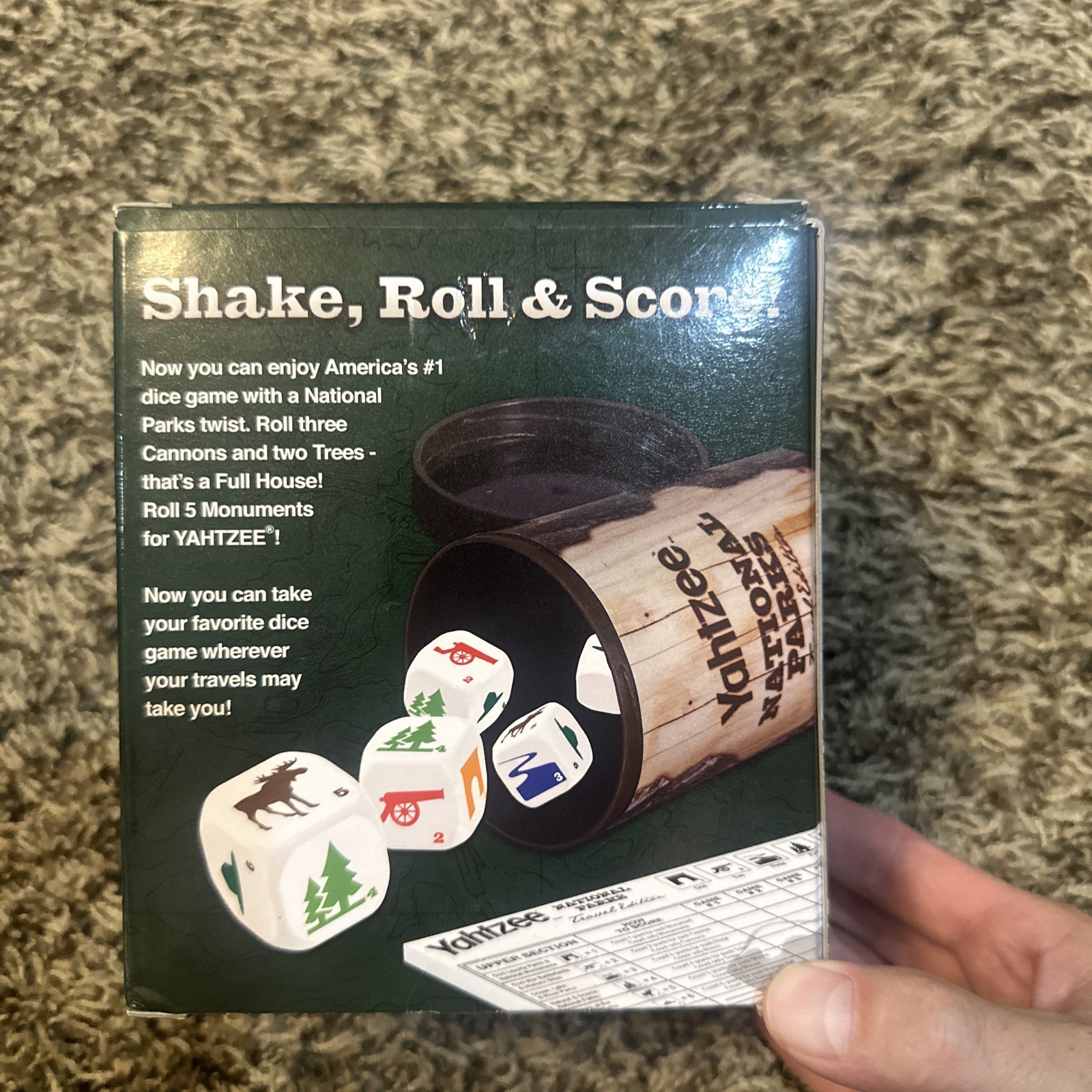 Brand New Yahtzee National Parks Special Edition Travel Dice Game 1 or More