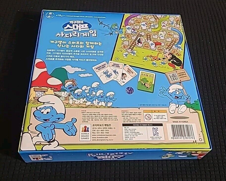Korea Board Games Sneaky Smurf Ladder Game Korean