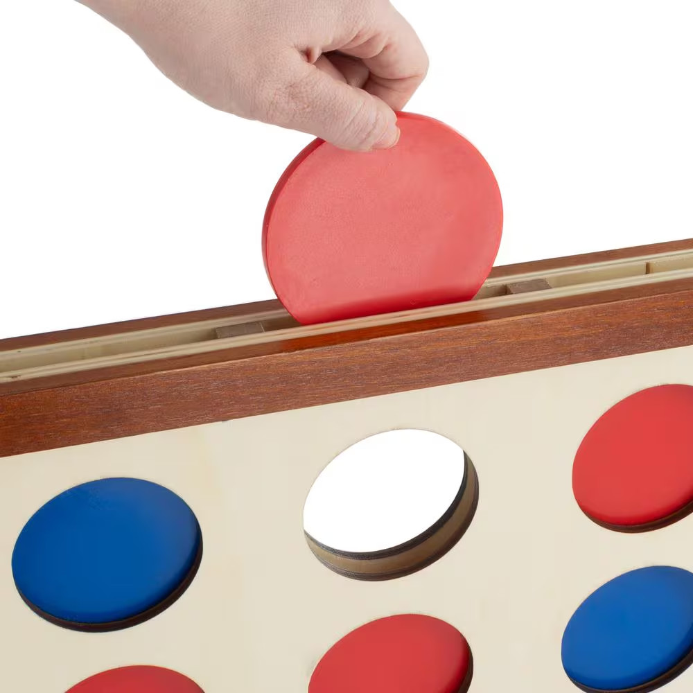 Giant Wooden 4-In-A-Row Game