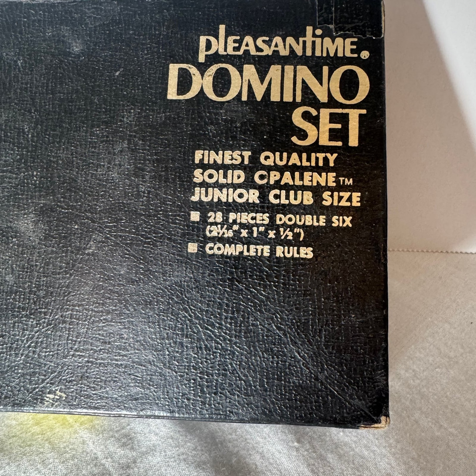 Vintage Pleasantime No. 1616 Domino SetDouble Six – 1950s/60s
