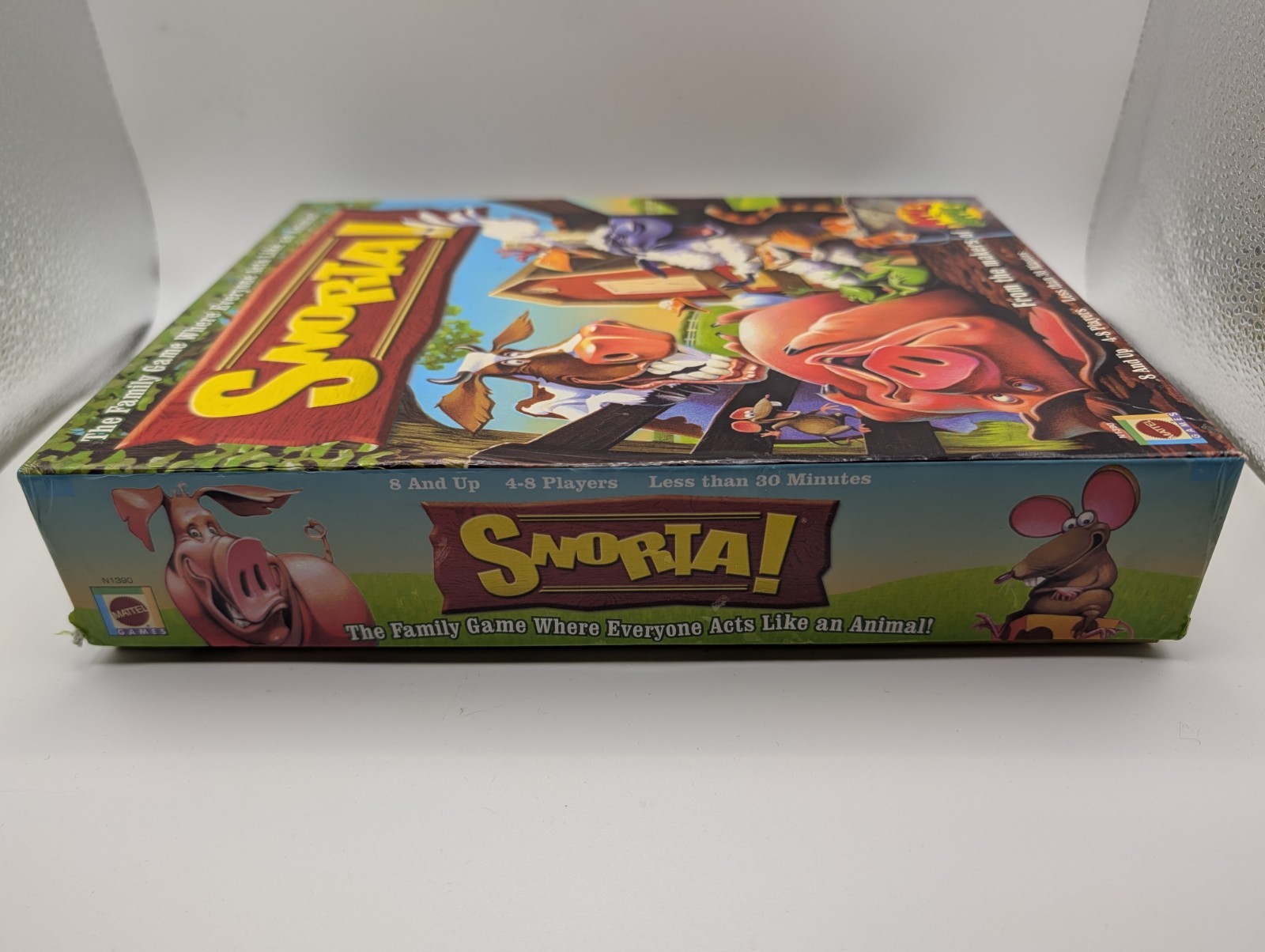 SNORTA! Farm Animal Barnyard Sounds Family Board Game Mattel 2007 100% Complete