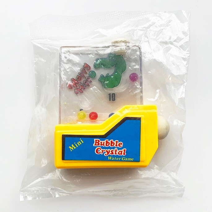 2 NEW Ring Toss & Happy Hippo Mini BUBBLE CRYSTAL Water Toy Games – Like TOMY