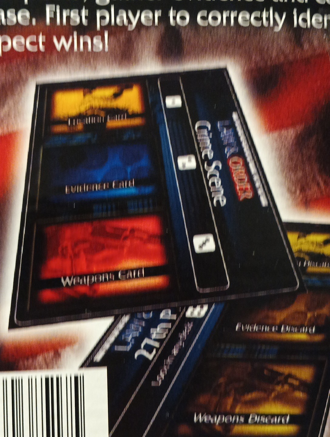 Law & Order Cardinal Detective Board Game Gather Evidence 13+ Pre-owned Complete
