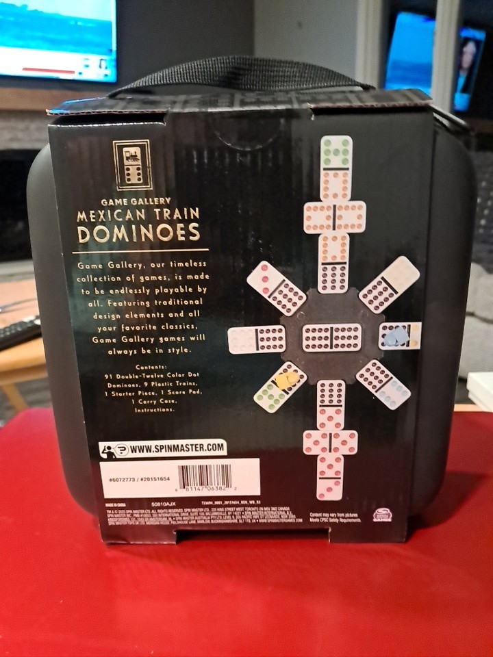 Game Gallery Mexican Train Dominoes Set, Styles May Vary