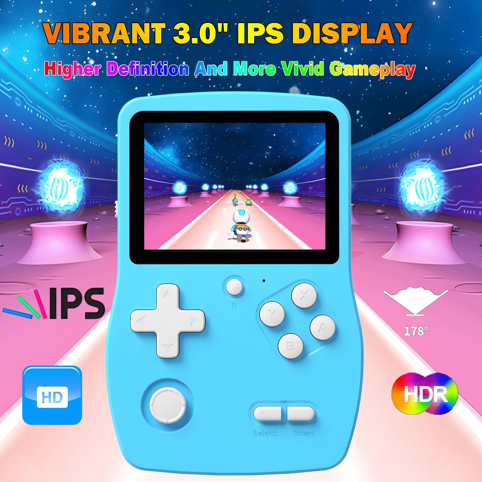 32 Bit Handheld Games for Preloaded 139 Video Games, Portable Video Gaming Pl…